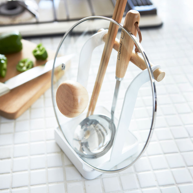 Supporto Per Mestoli E Coperchi Di Pentole