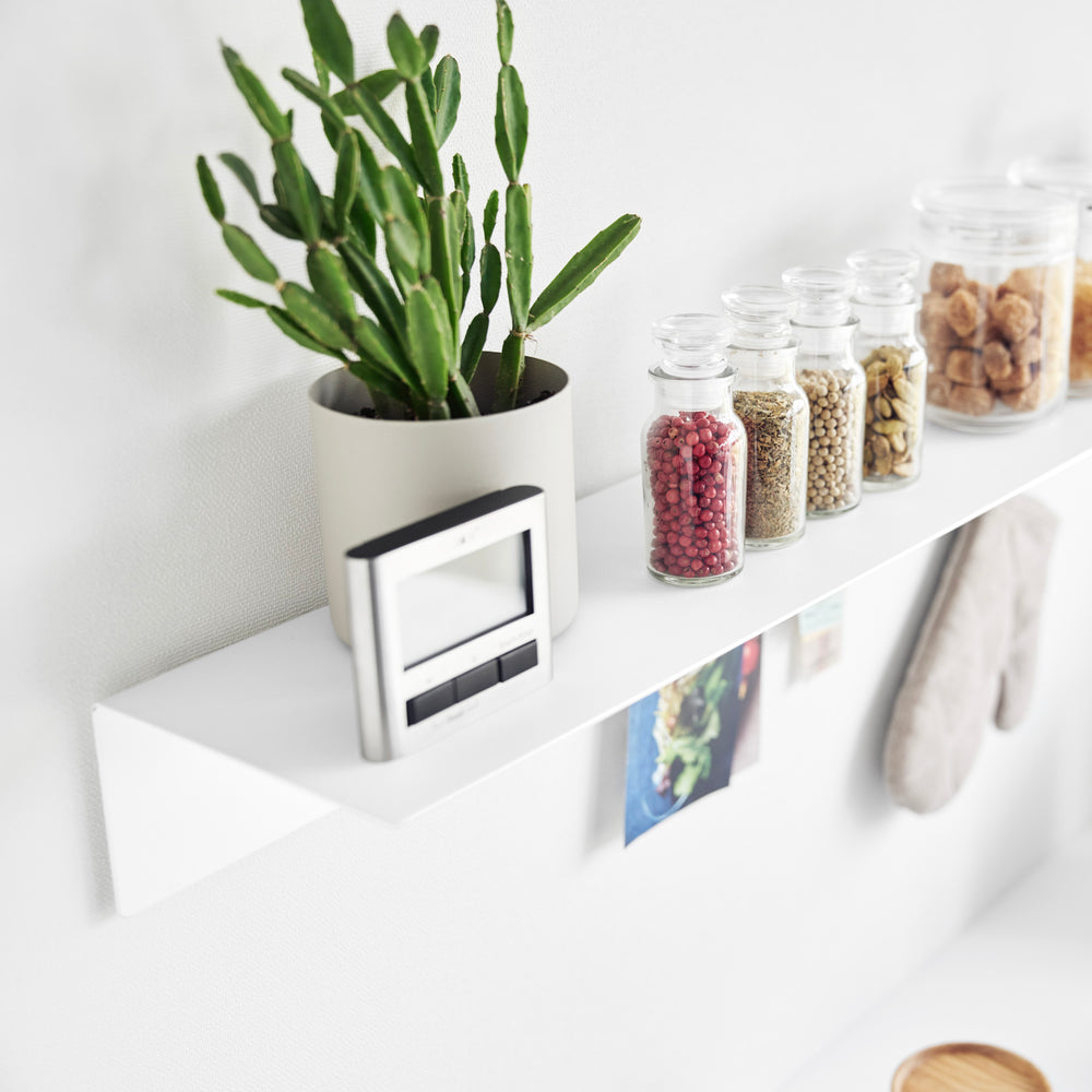 Mensola Da Parete Con Pannello Magnetico (90 Cm)