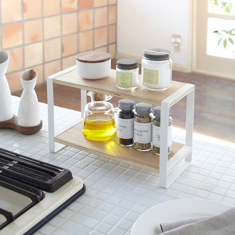 Mensola da cucina a due livelli