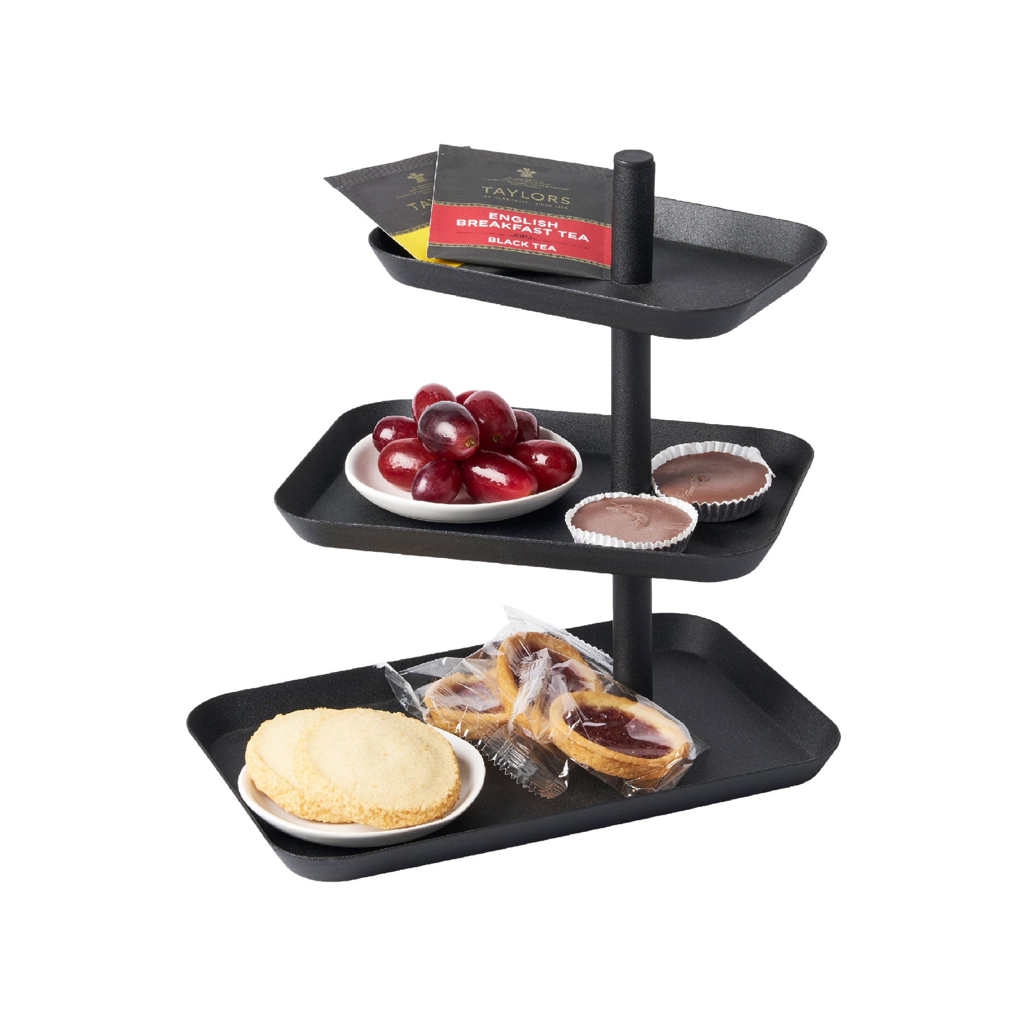 Cooksmart Vassoio Da Portata Bauhaus Geo Piccolo - Design Inglese Multiuso Con Manici - 5