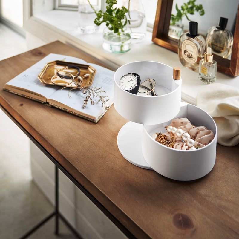 Scatola porta accessori profonda a 2 livelli