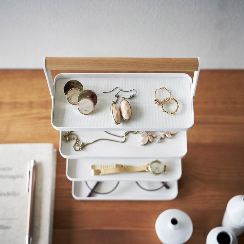 Vassoio porta accessori a 4 livelli