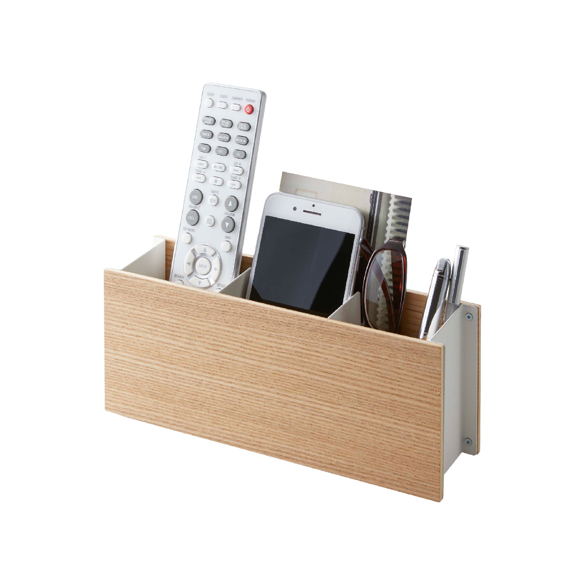 Blanc-Étagère de rangement multi-usages pour haut d'écran de télévision