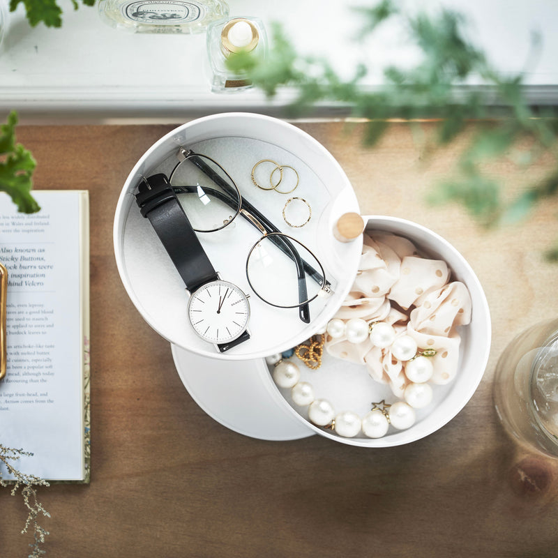 Scatola porta accessori profonda a 2 livelli