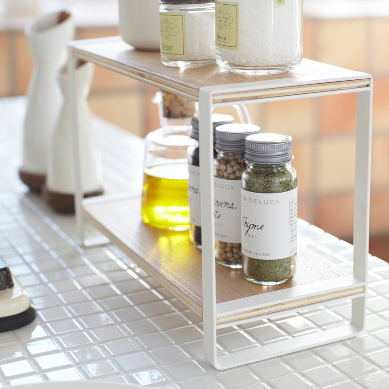 Mensola da cucina a due livelli