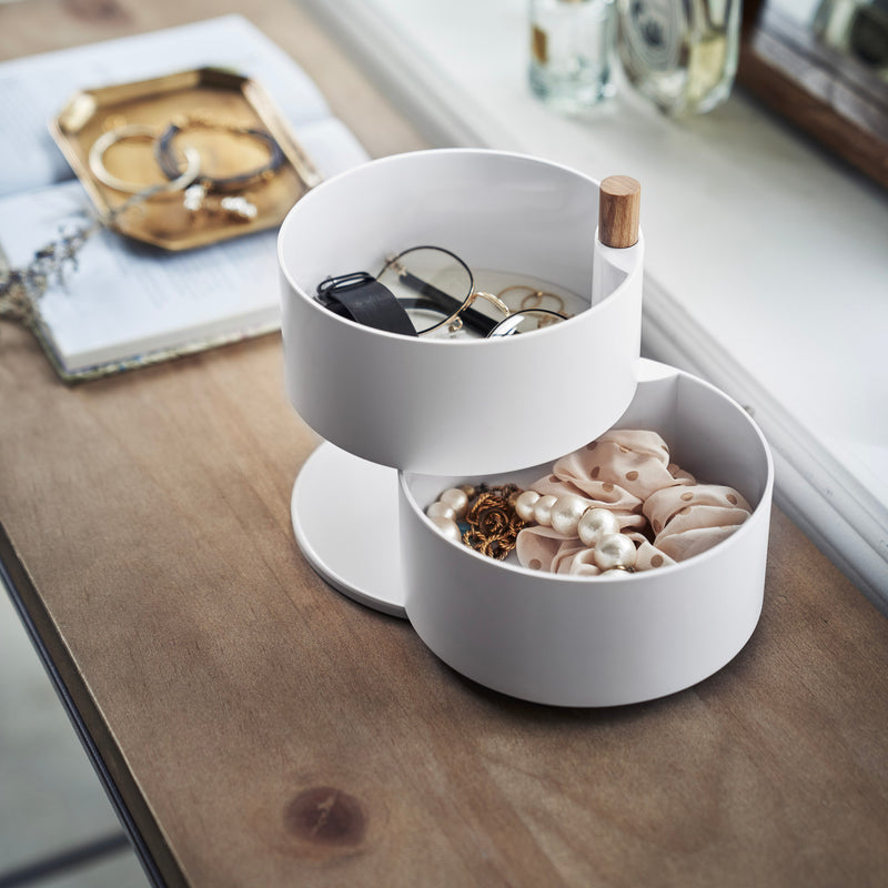 Scatola porta accessori profonda a 2 livelli