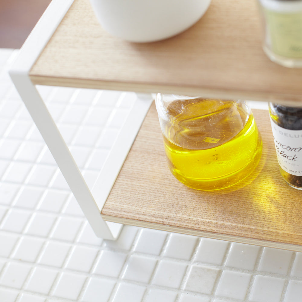 Mensola da cucina a due livelli