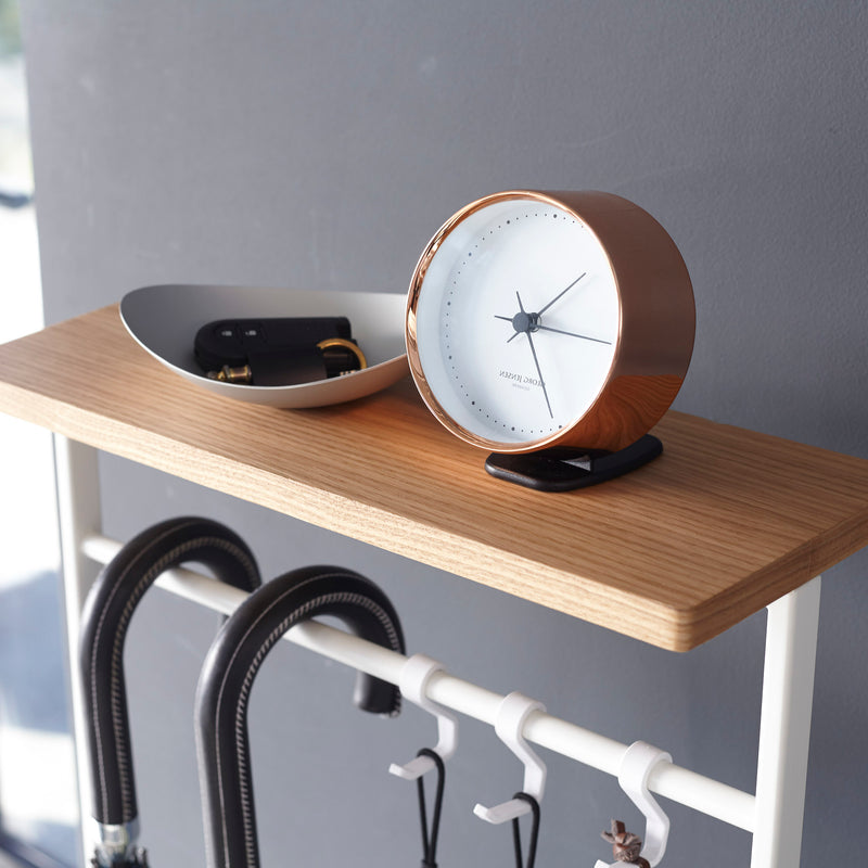 Portaombrelli Sospeso Con Piano In Legno