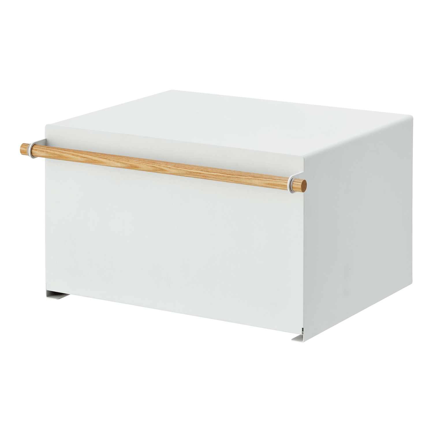 Metal Container Storage Holder Bread Box with Wooden Lid - China