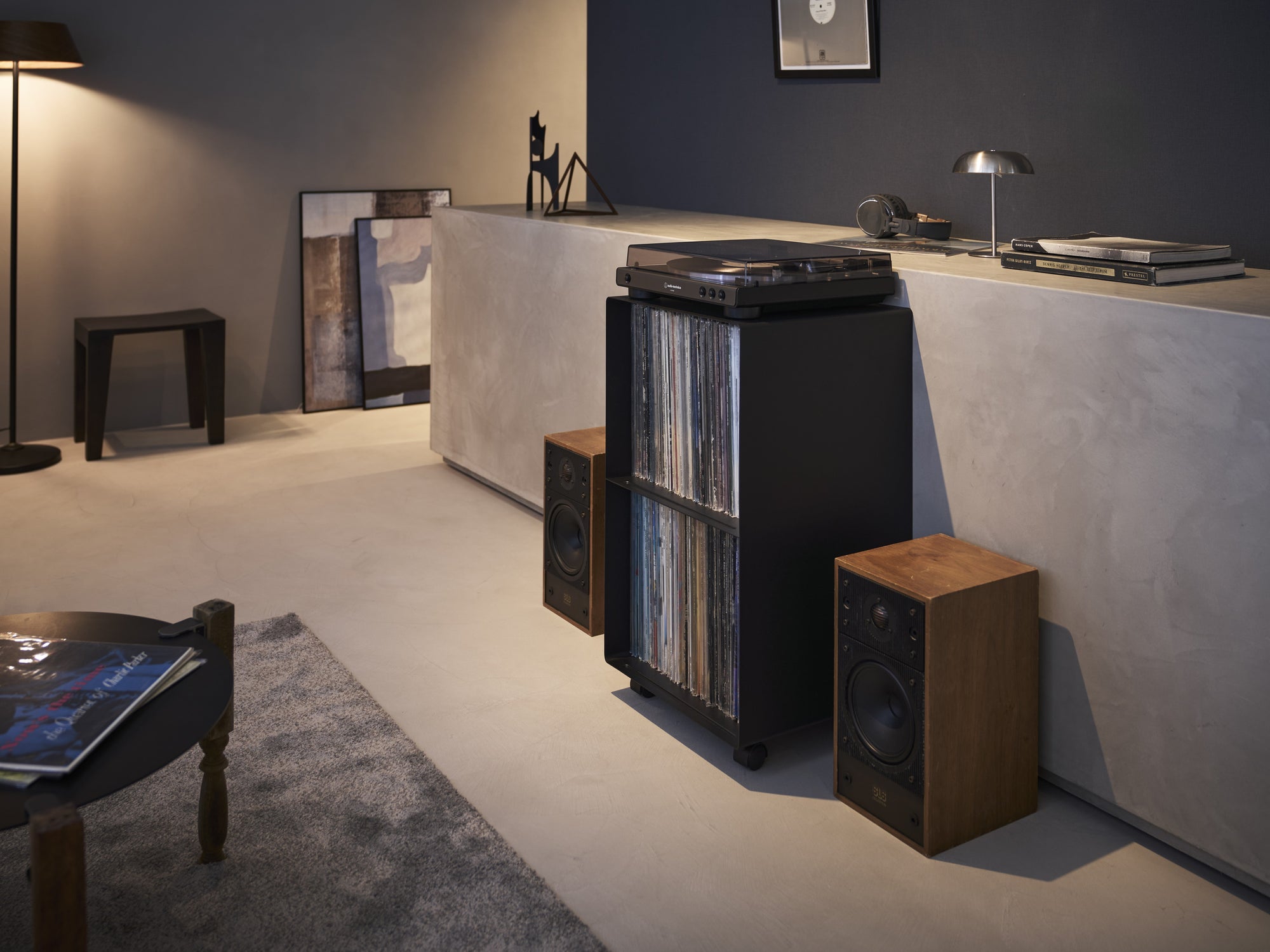 The Story Behind: 2-Tiered Record Rack with Casters