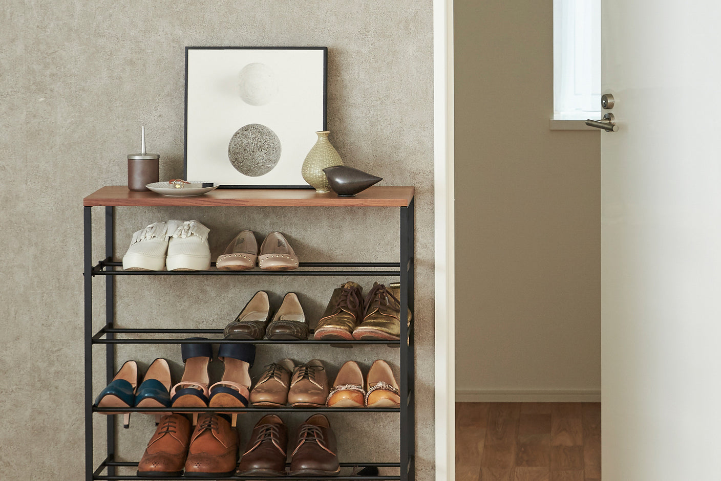 The story behind: 6-Tier Shoe Rack with Wooden Top Board