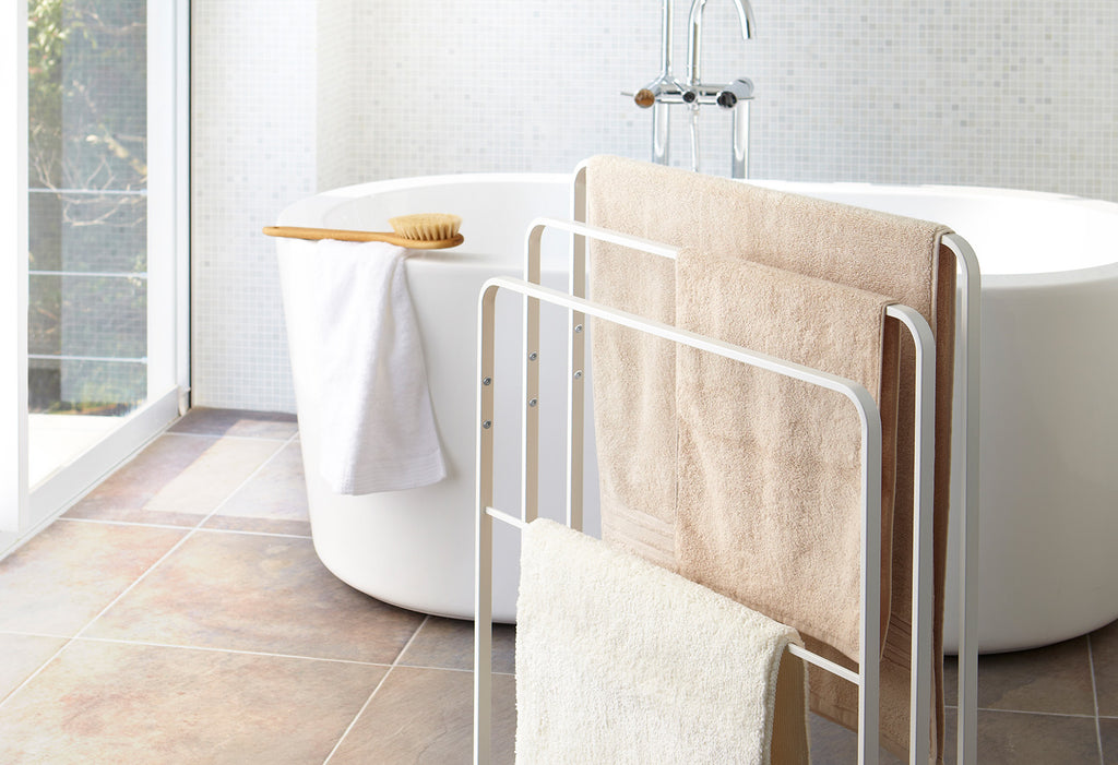 Discover the ideal towel storage for your bathroom!