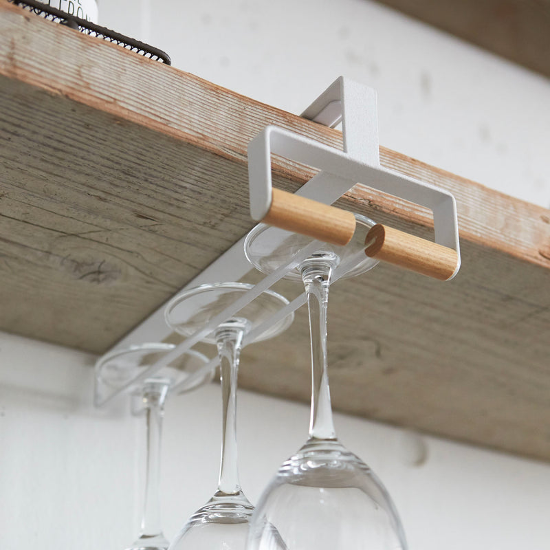 Under-Shelf Wine Glass Hanger