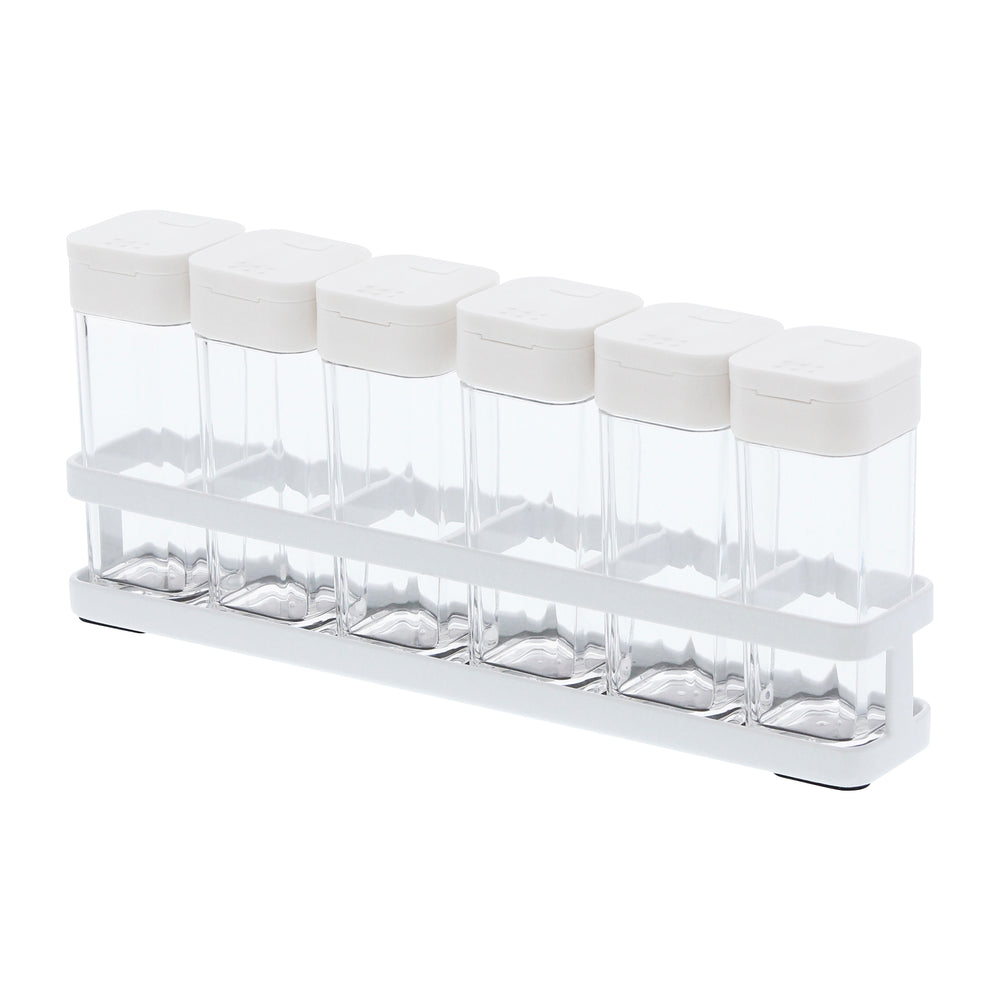 Spice Bottles (Set of 6) & Rack