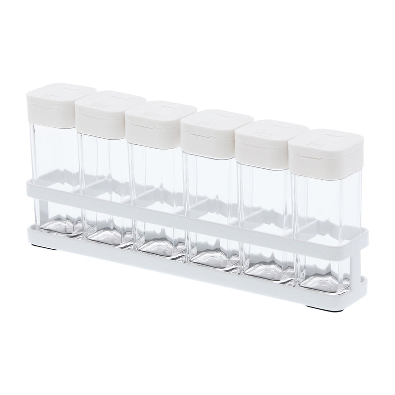 Spice Bottles (Set of 6) & Rack