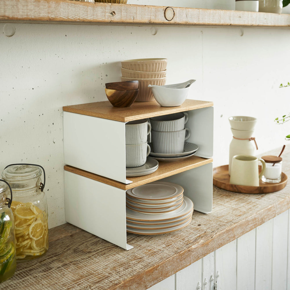 Étagère de cuisine empilable