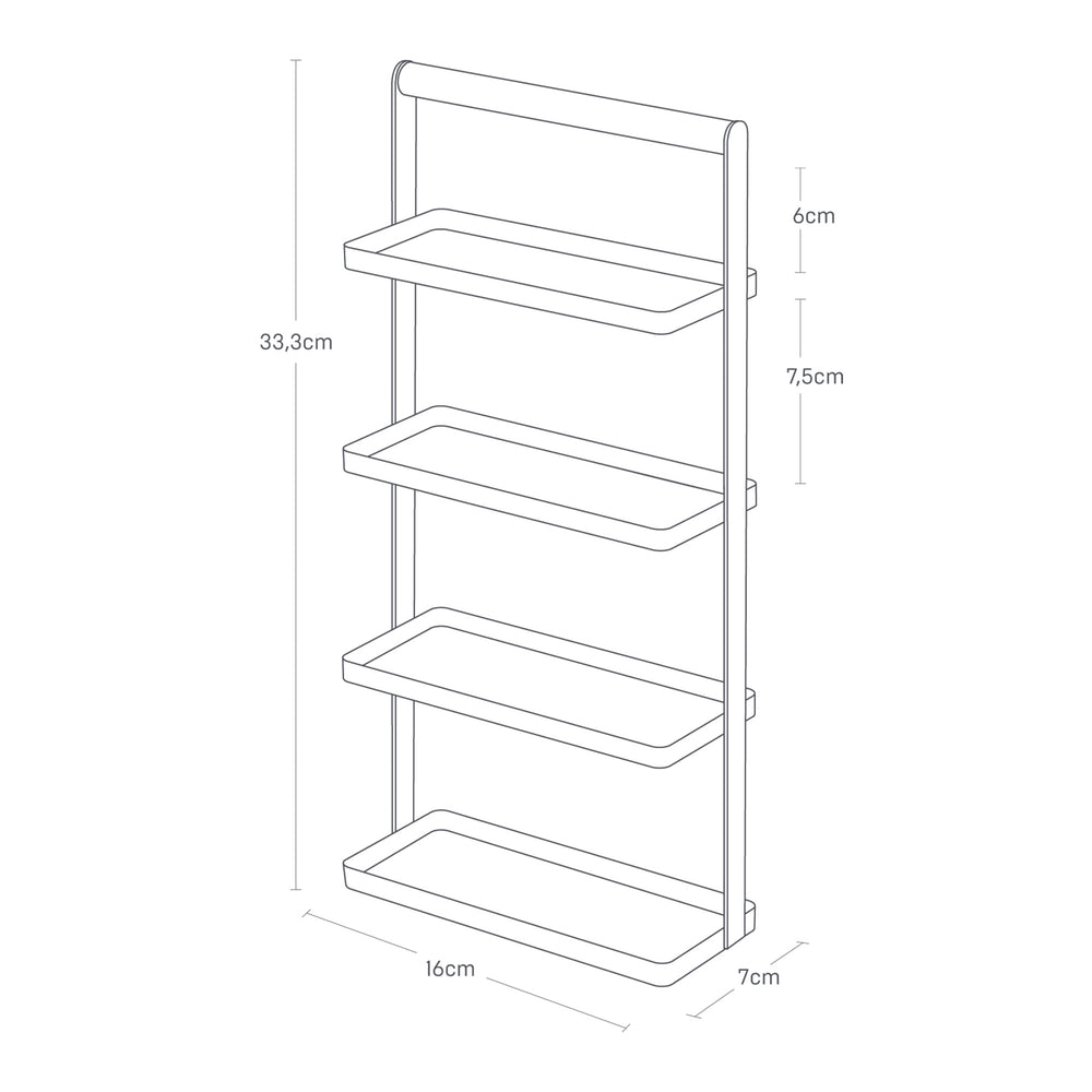 4-Tiered Accessory Tray