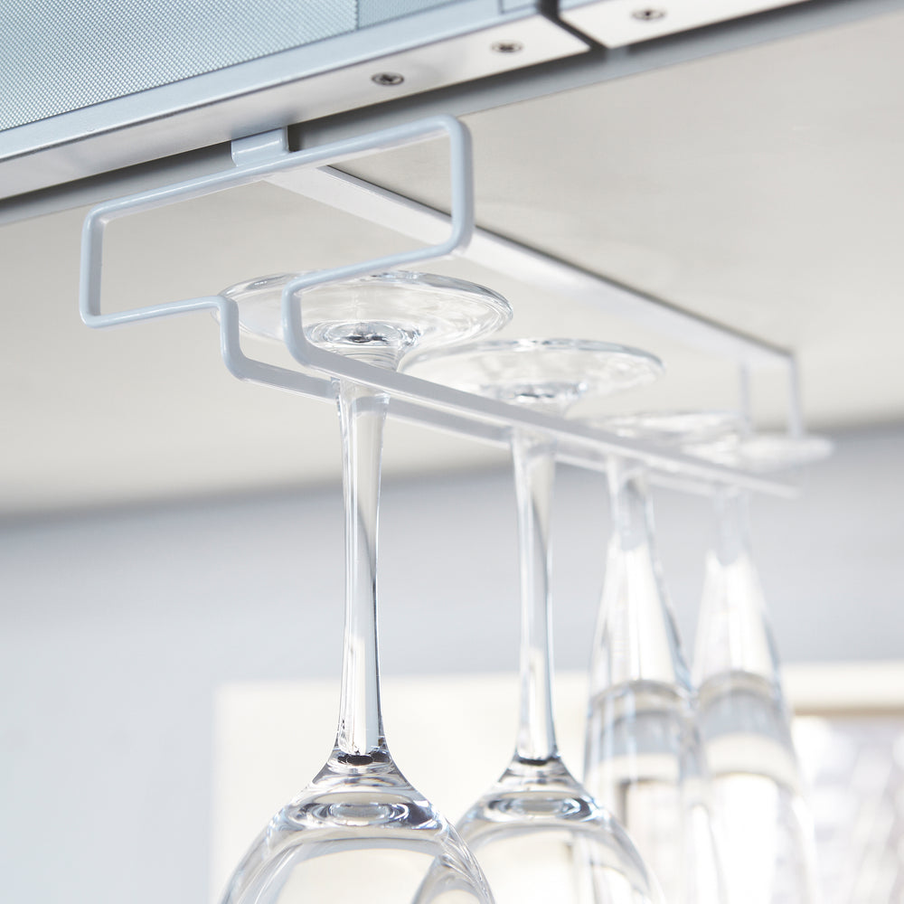 Under-Shelf Wine Glass Hanger – Yamazaki Home Europe