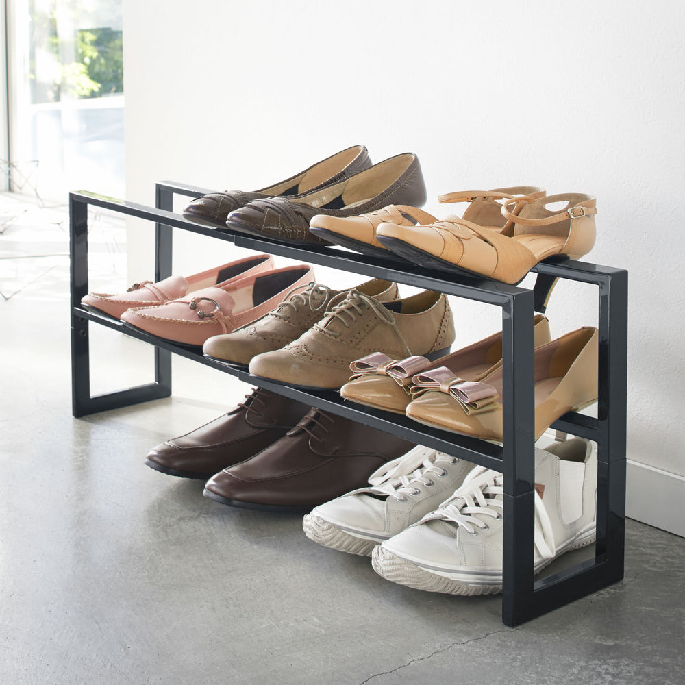 DBREAKS 2pcs Étagère à Chaussures Suspendue 10 Niveaux - Organisateur Porte Chaussures Avec Crochets Réglables