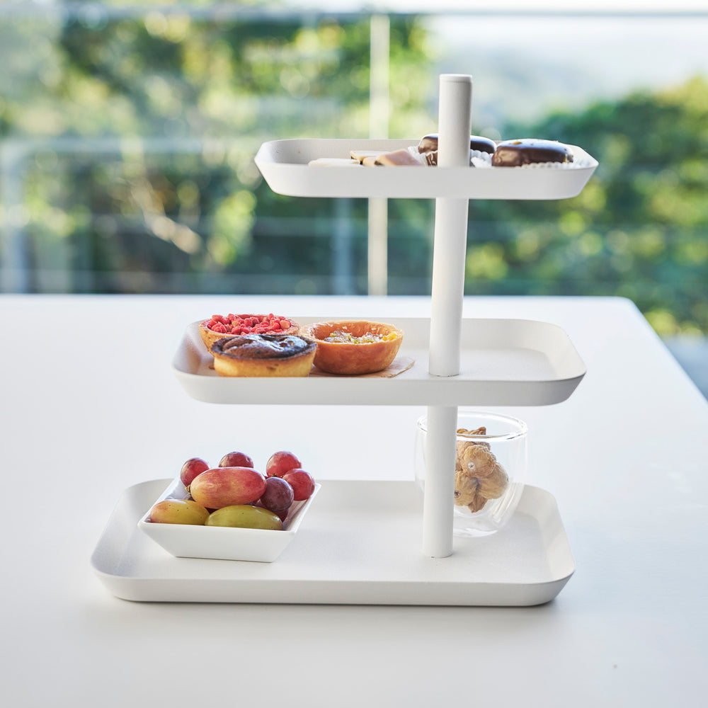 3-stöckige Etagere mit drehbaren Ablagen – Yamazaki Home Europe