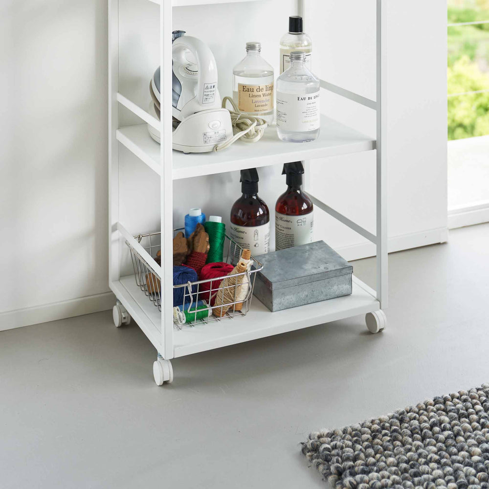 3-stöckiger halbgeschlossener Aufbewahrungswagen – Yamazaki Home Europe