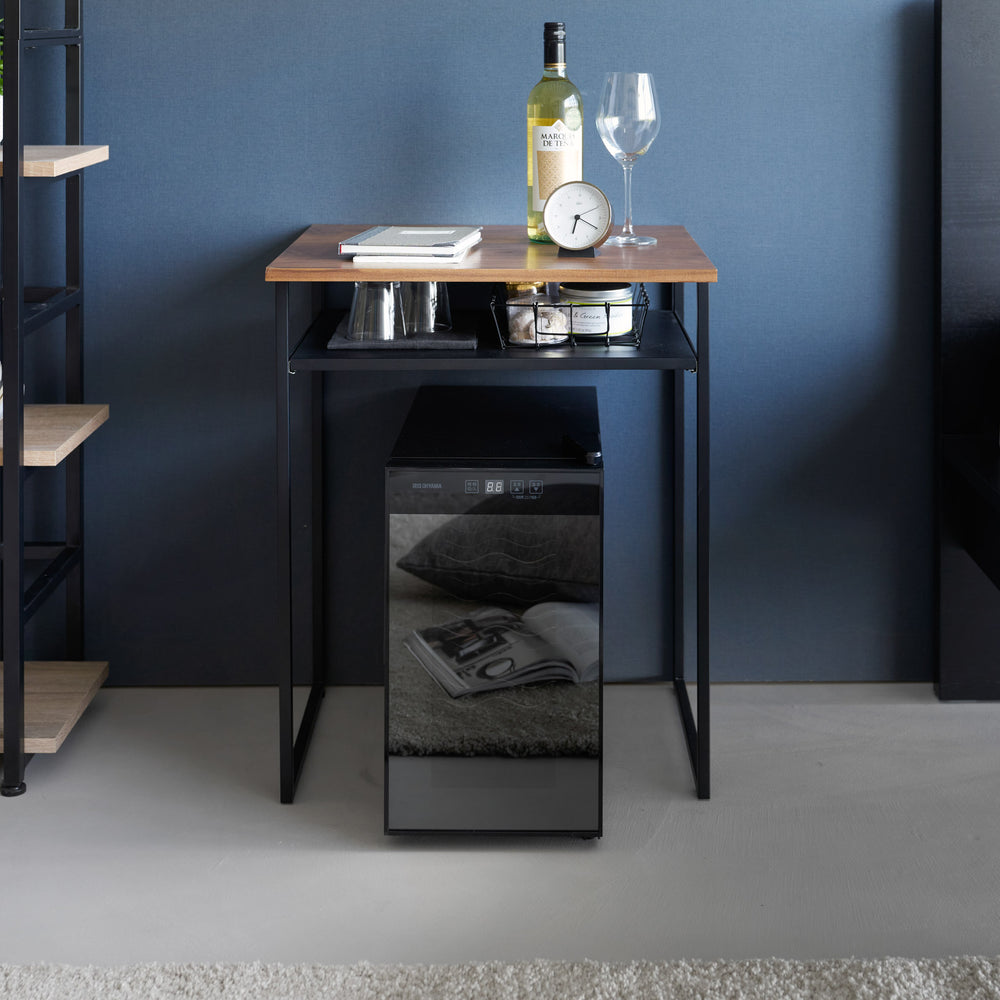 rolltisch mit aufbewahrung Tisch mit Holzablage und Ausziehplatte – Yamazaki Home Europe
