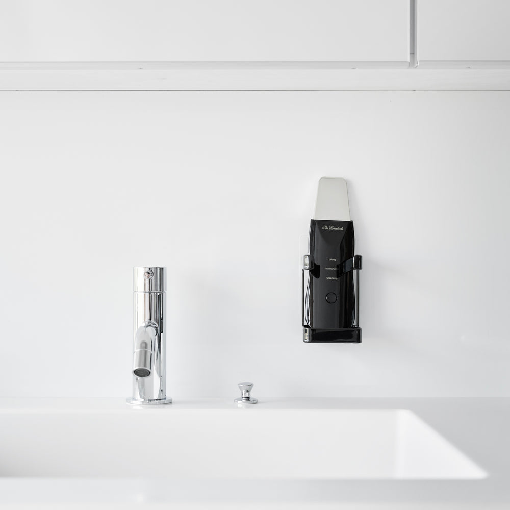 Portasciugamani Magnetici In Vera Pelle Set 2 Pz | Magnete Forte, 9x3 Cm, Per Bagno E Cucina