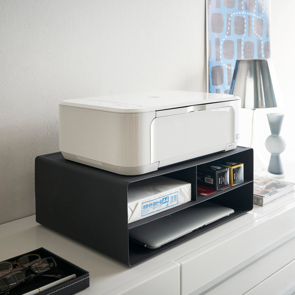 drucker aufbewahrung Drucker-Regal mit Rollen – Yamazaki Home Europe