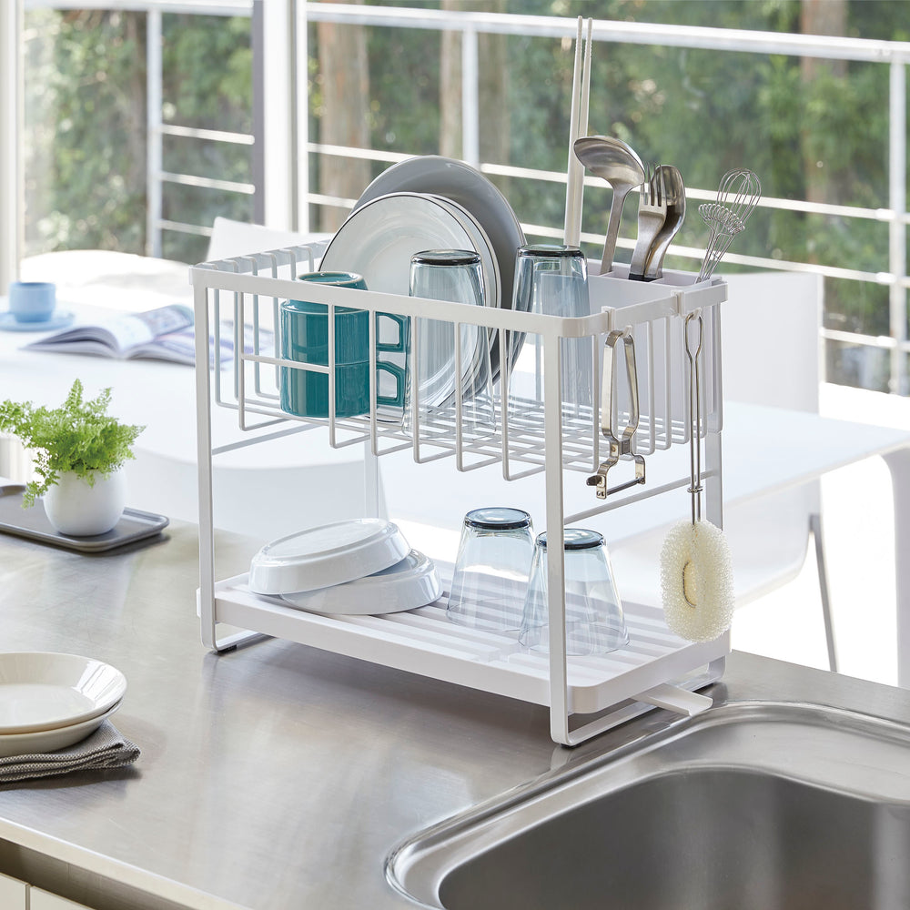 2-Tiered Drainer Rack – Yamazaki Home Europe