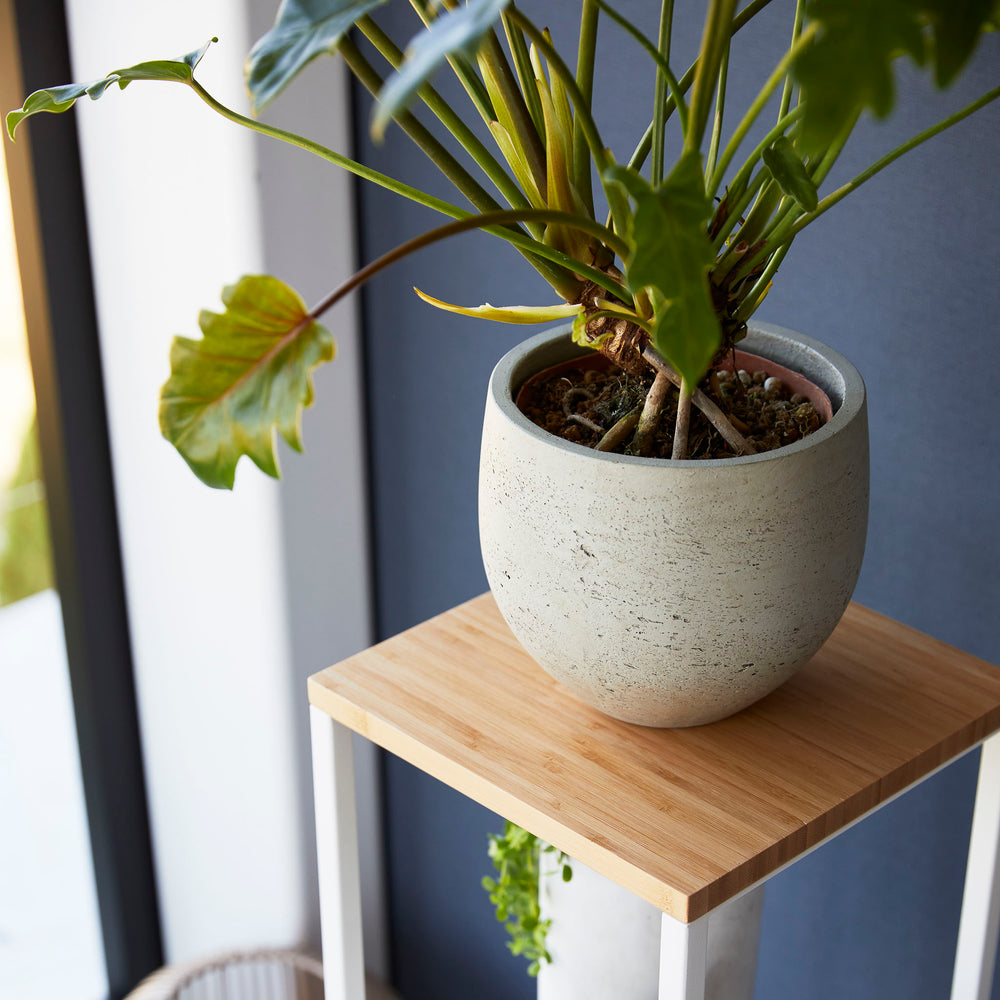 2-stöckiges Regal mit Holzplatte – Yamazaki Home Europe