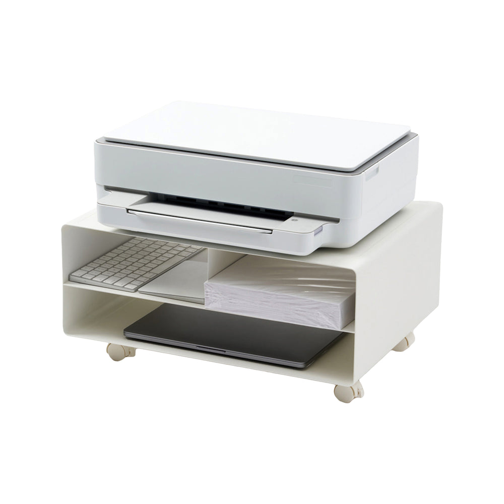Snapklik.co : BTY White Printer Stand 3 Tier Printer Table