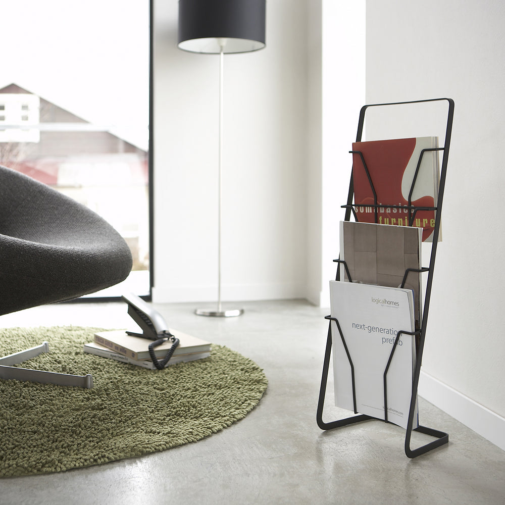 美品 KANAYA カナヤ MAGAZINE RACK HK+04 92-Pocket Steel Rotary