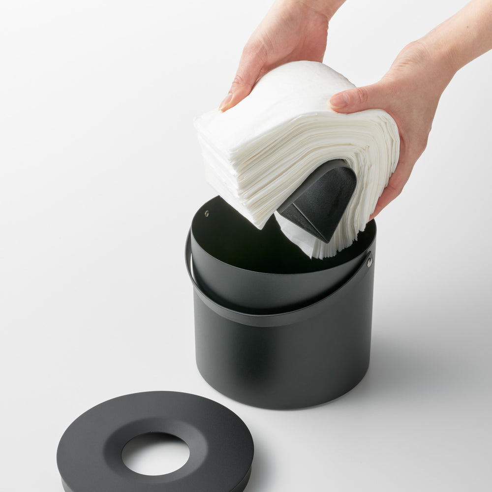 その他 HUMAN MADE ROUND TRASH CAN TISSUE CASE Simplehuman Compact Stainless Steel Bathroom Step Trash Can