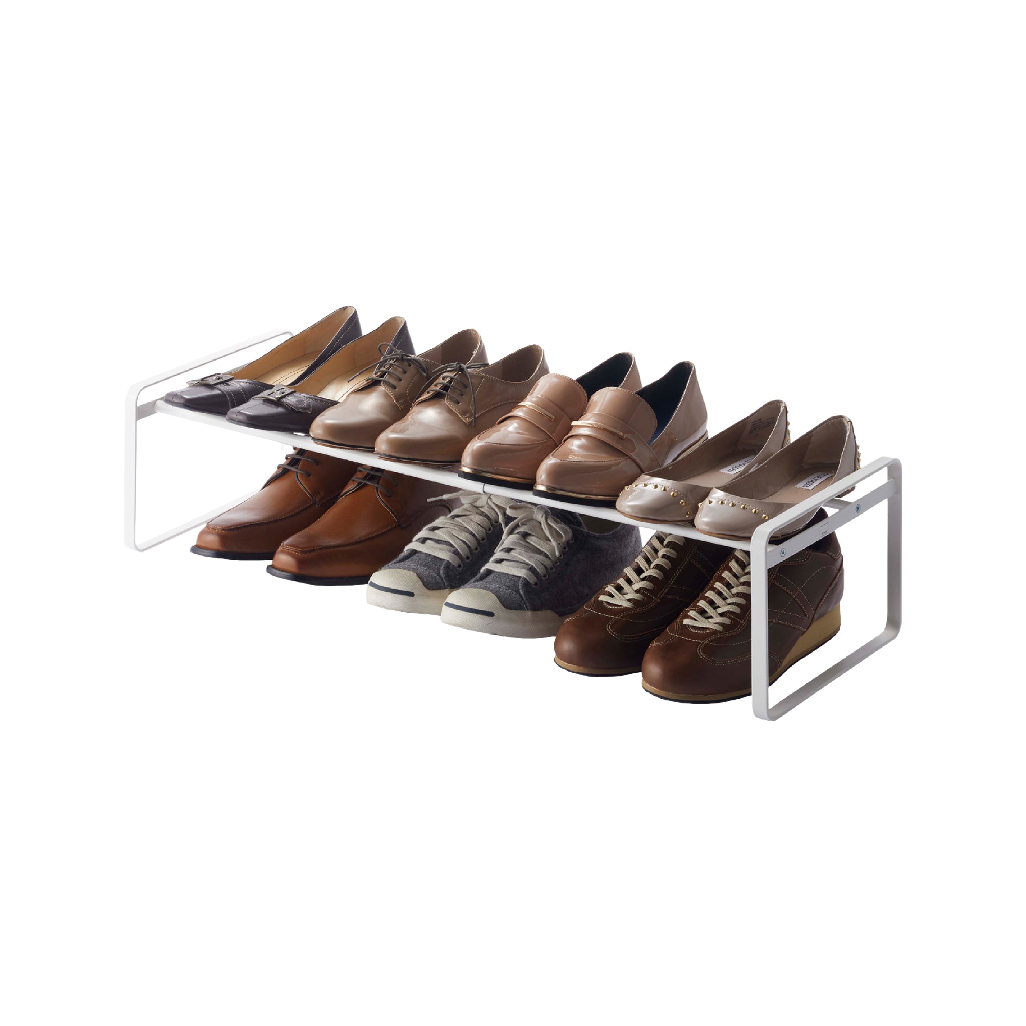 Étagère à chaussures extensible à barres