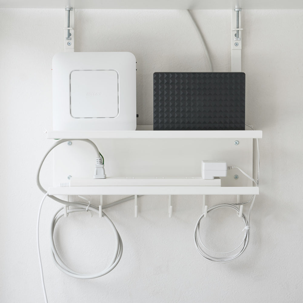 kabel aufbewahrung schublade Untertisch-Kabel- und Router-Organizer – Yamazaki Home Europe