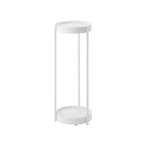 2-Tiered Plant Stand with Casters