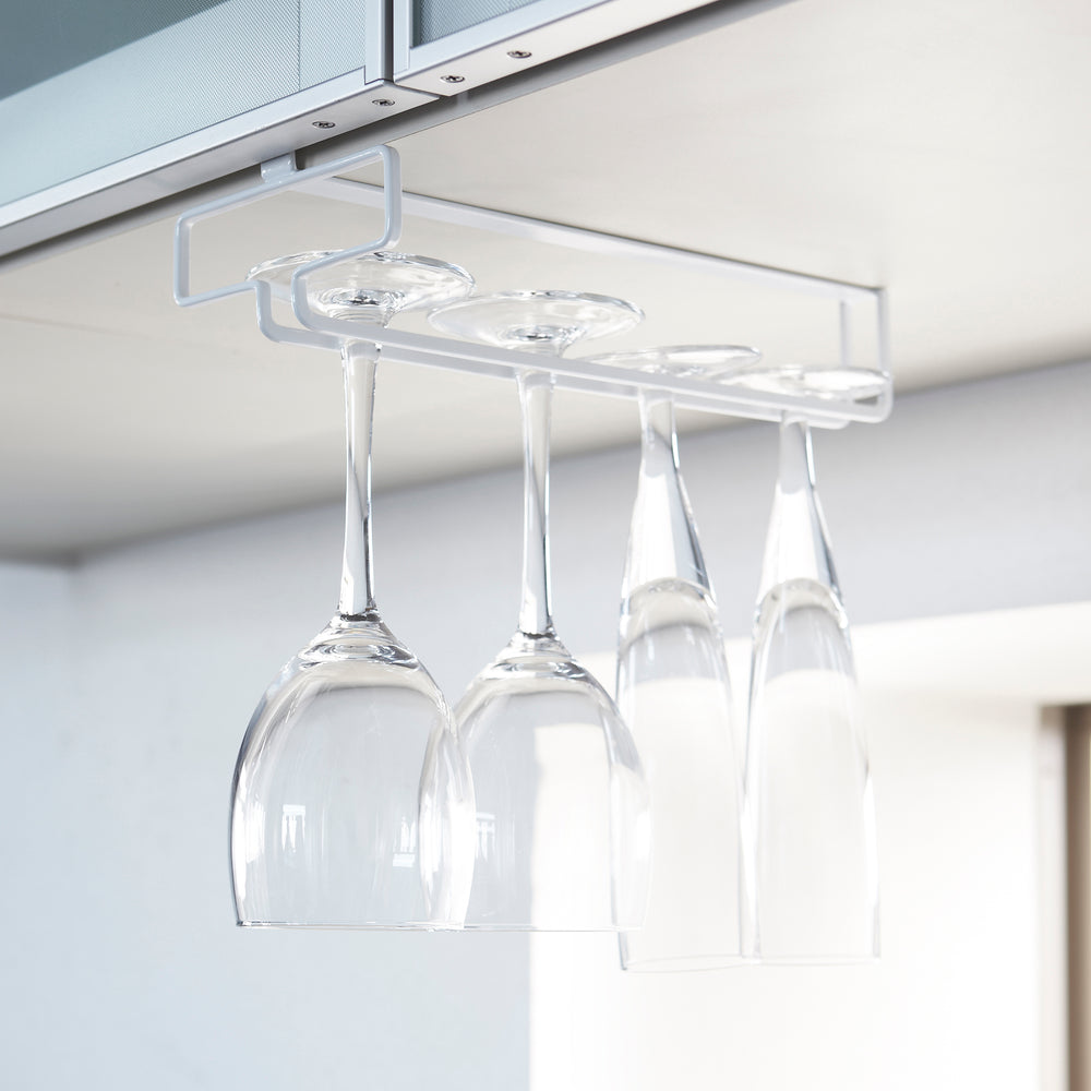 Under-Shelf Wine Glass Hanger – Yamazaki Home Europe