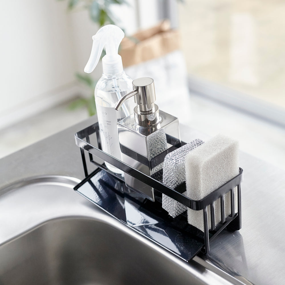 küche spülmittel aufbewahrung Spülbecken-Organizer mit Abfluss – Yamazaki Home Europe