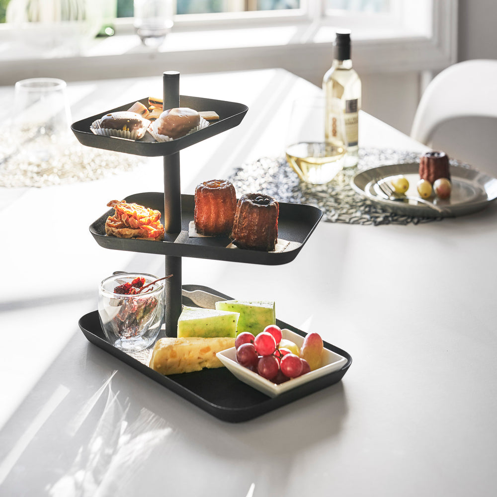 3-stöckige Etagere mit drehbaren Ablagen – Yamazaki Home Europe