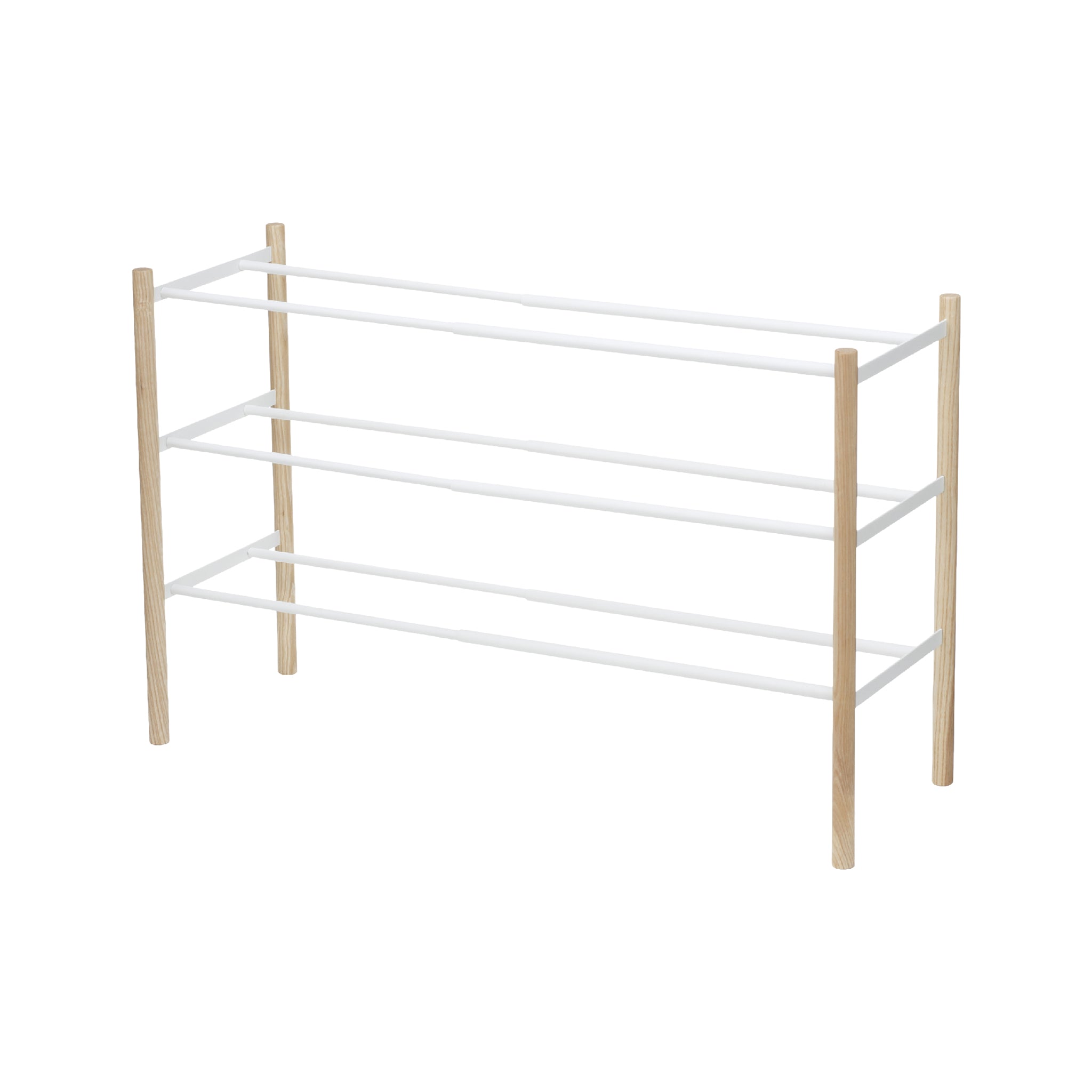 Étagère à chaussures extensible à 3 niveaux