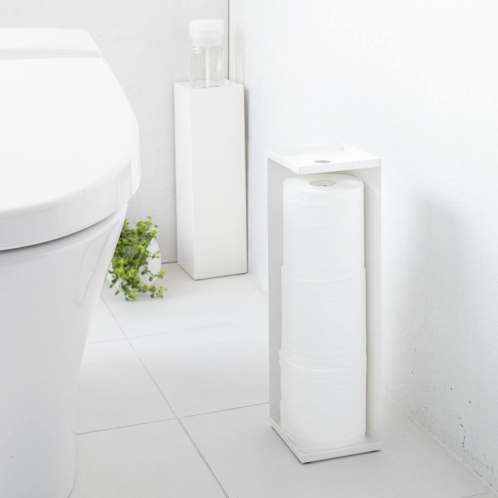 aufbewahrung wc papier Schmaler Toilettenpapierhalter – Yamazaki Home Europe