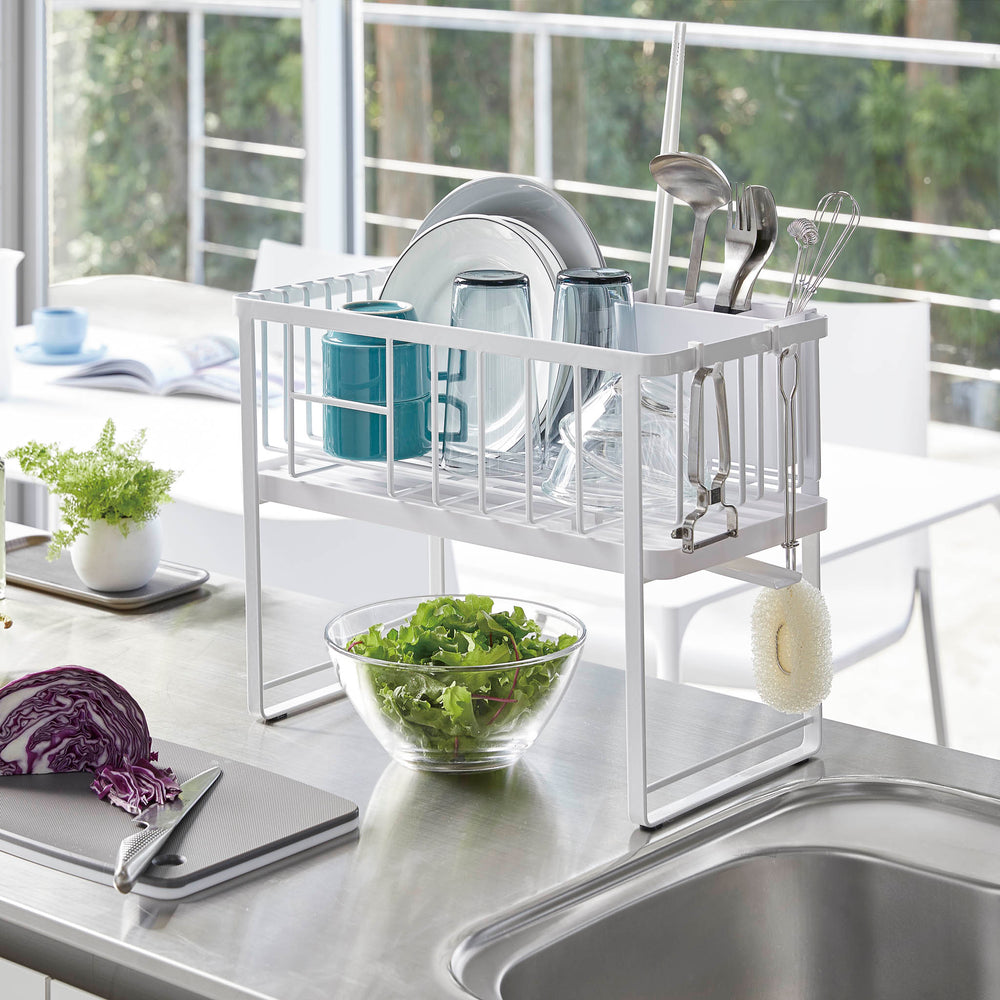 Drying Mat Yamazaki Dish Rack Amazon Two Tier Rack Drainer