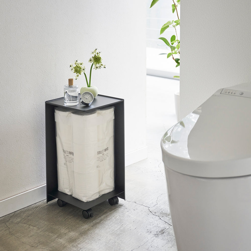 Toilettenpapieraufbewahrung mit Rollen – Yamazaki Home Europe