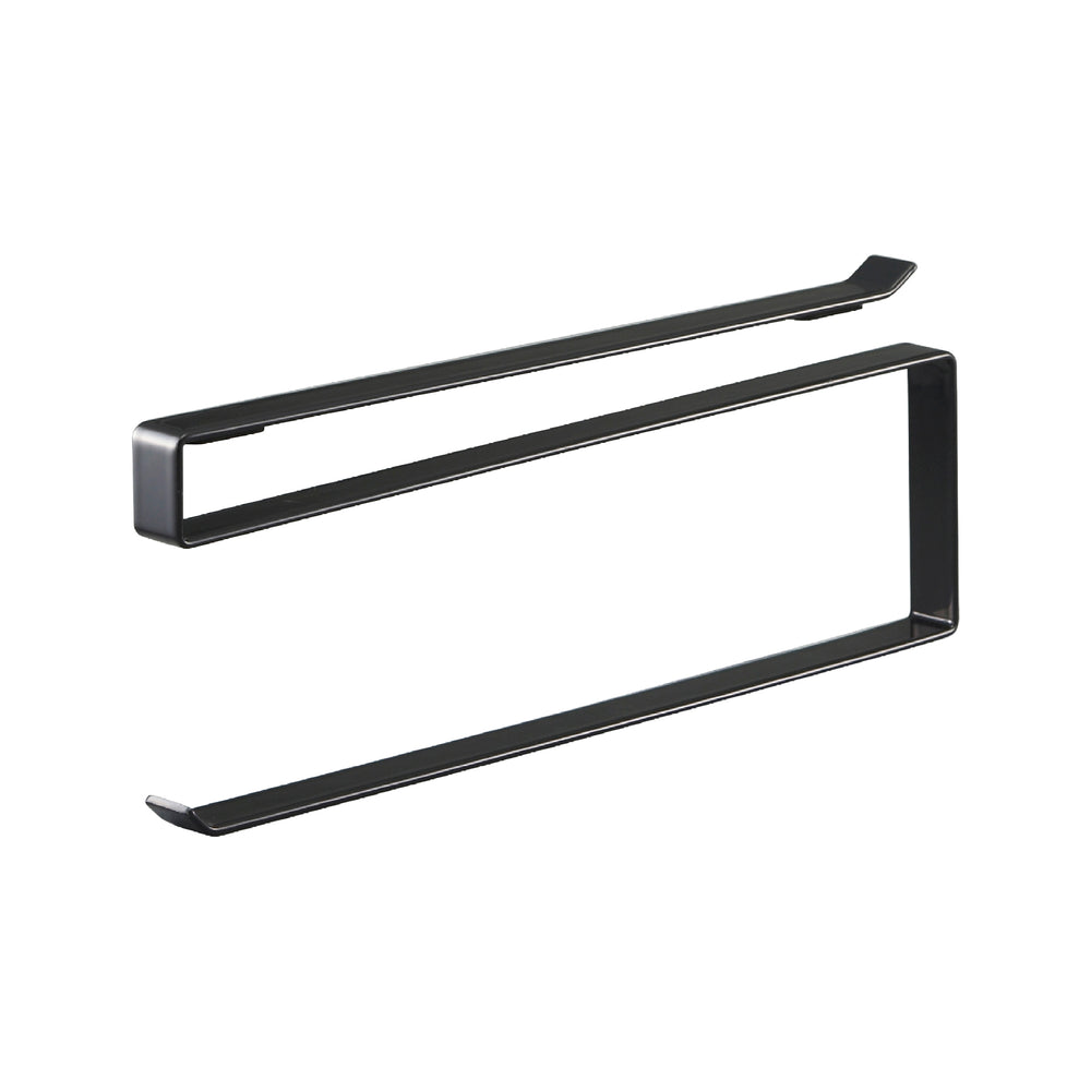 Yamazaki Portarotolo Multifunzione A Torre – Organizer Da Cucina In Acciaio, Nero, 40x20x17.5 Cm