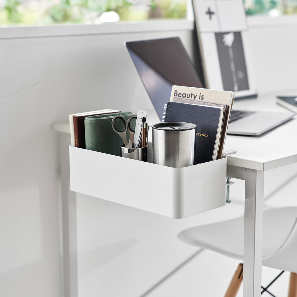 aufbewahrung tisch Tisch-Klemm-Korb – Yamazaki Home Europe