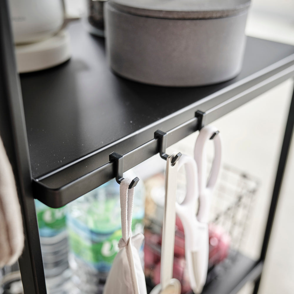 Ebern Designs Chariot de service de cuisine moderne à 3 niveaux avec