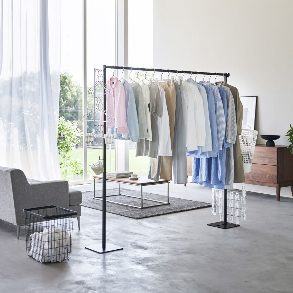 Displays By Jack Portable Collapsible Foldable Clothes Drying Rack, Retractable Drying Rack For Clothes, Lingerie, Towels, Linens, Laundry Home Apartment, Metal Chrome Finish