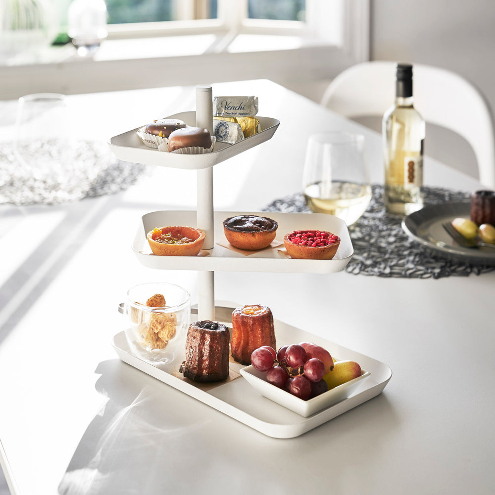 3-stöckige Etagere mit drehbaren Ablagen – Yamazaki Home Europe