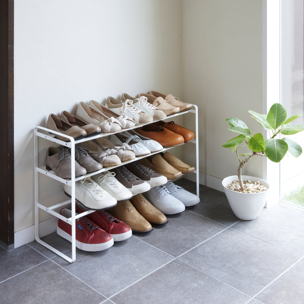 3-stöckiges ausziehbares Schuhregal – Yamazaki Home Europe