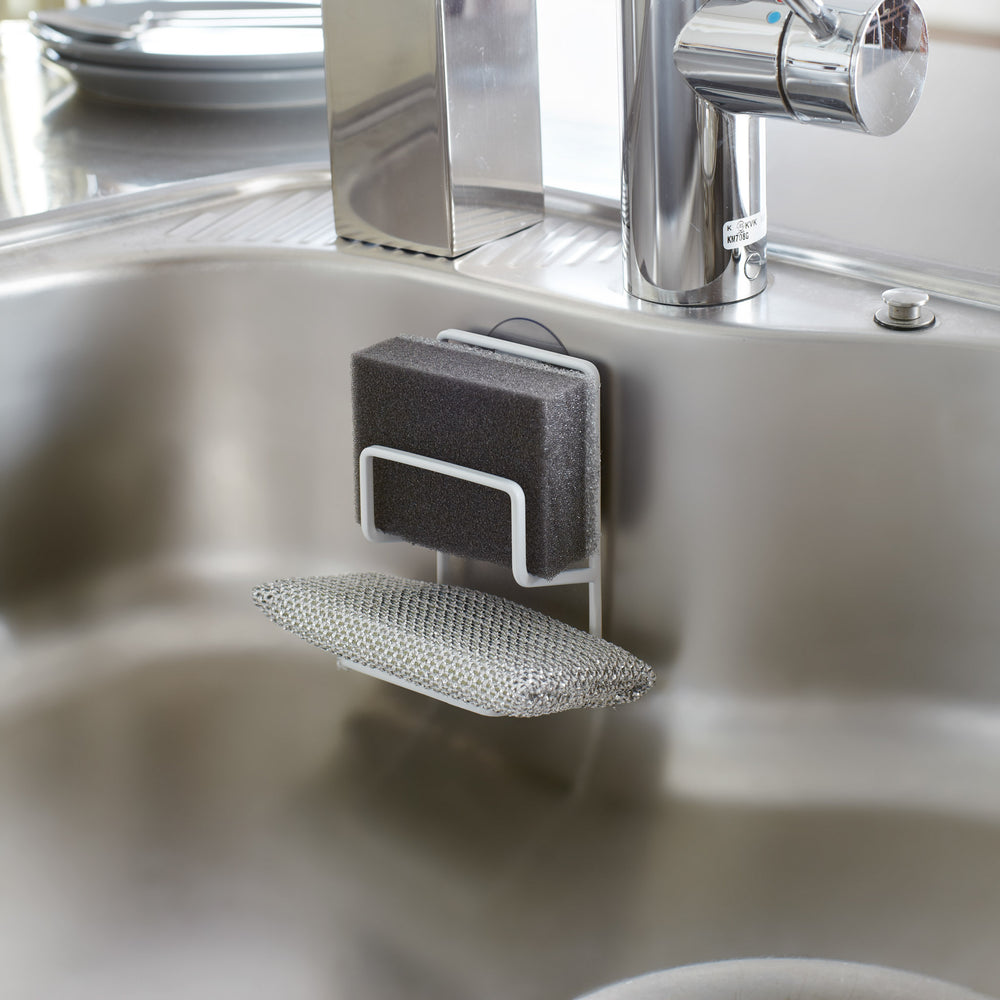 Porte-savon à Ventouse Invisible - BLANC